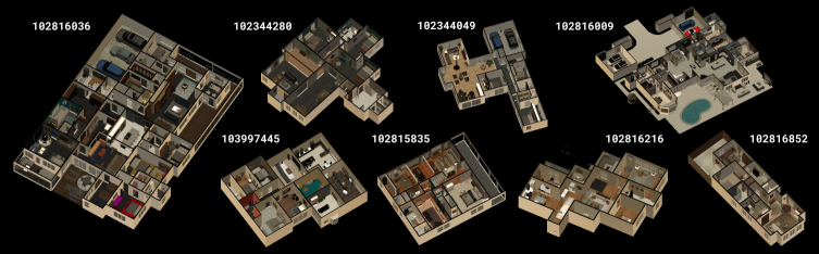 Habitat Synthetic Scenes Dataset 场景