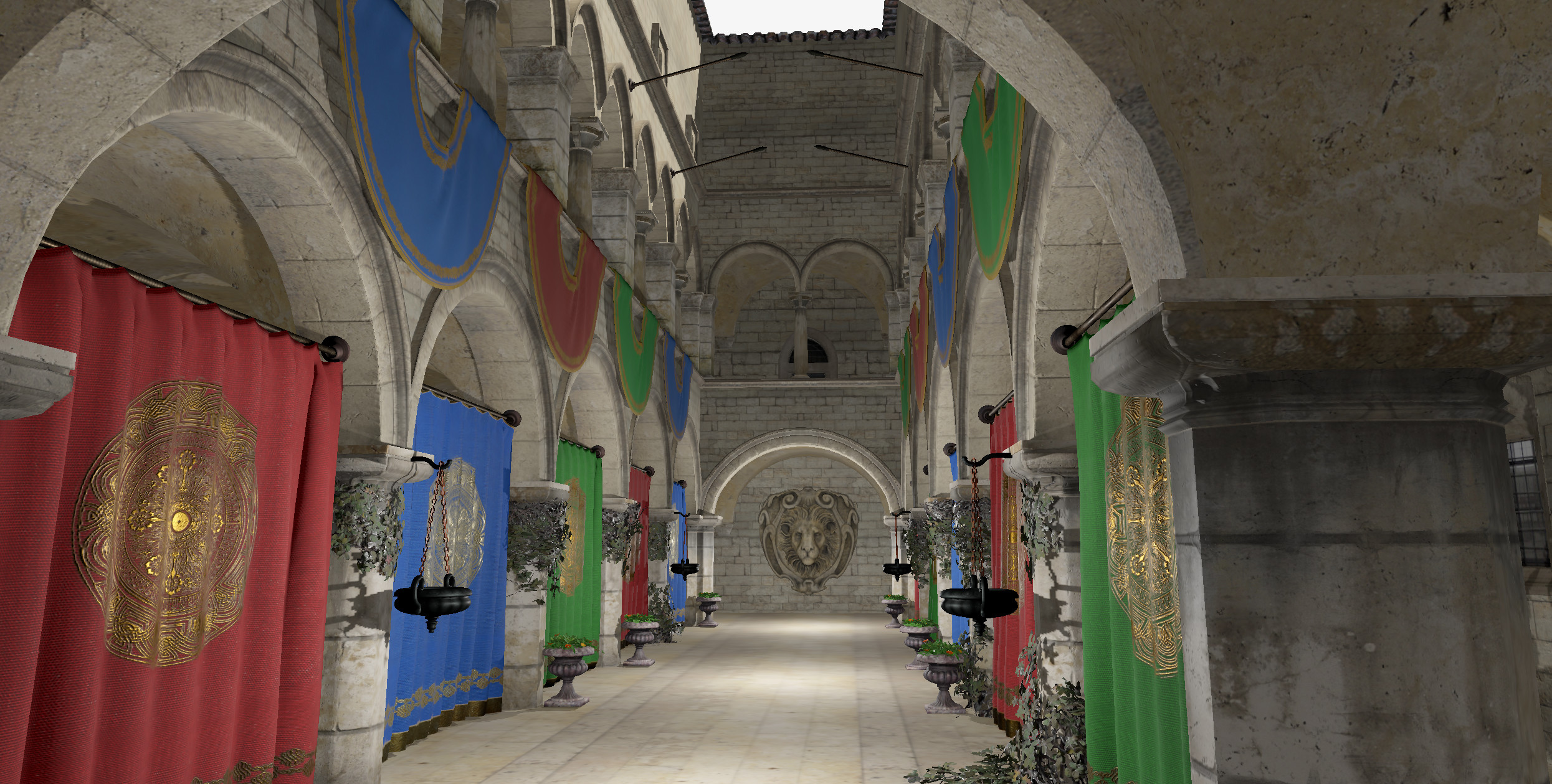 Khronos Sponza 官方参考图