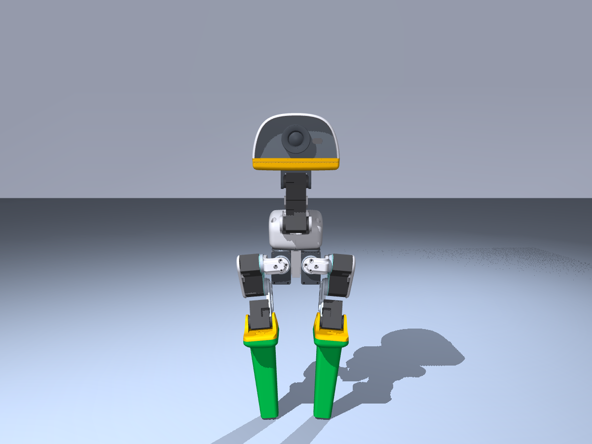 MicroDuck 高跷正面渲染