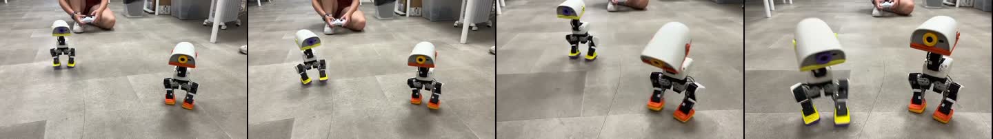 Microduck 官方真机走路关键帧